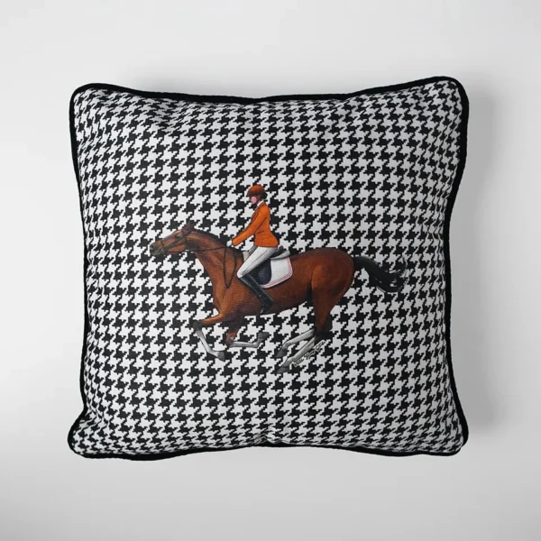 VITELLI  Equestrian Orange Ceket Dekoratif Yastık