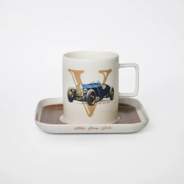 Vitelli Design Studio - Classic Cars Porselen Çay Fincanı