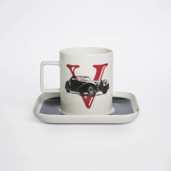 Vitelli Desgn Studio -Classic Cars Porselen Çay Fincanı