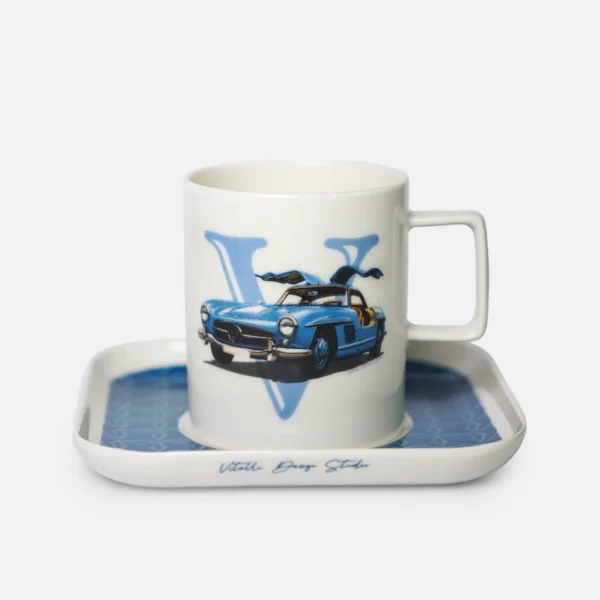 Vitelli Desgn Studio - Classic Cars Porselen Çay Fincanı