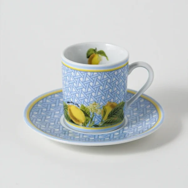 Vitelli Design Studio -Hazeran Limon Porselen Kahve Fincanı