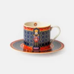 Vitelli Design Studio - Nutcracker Mavi Porselen Çay Fincanı