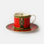 Vitelli Design Studio - Nutcracker Kırmızı Porselen Çay Fincanı