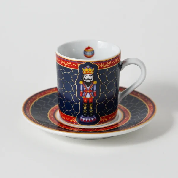Vitelli Design Studio -Nutcracker Mavi Porselen Kahve Fincanı