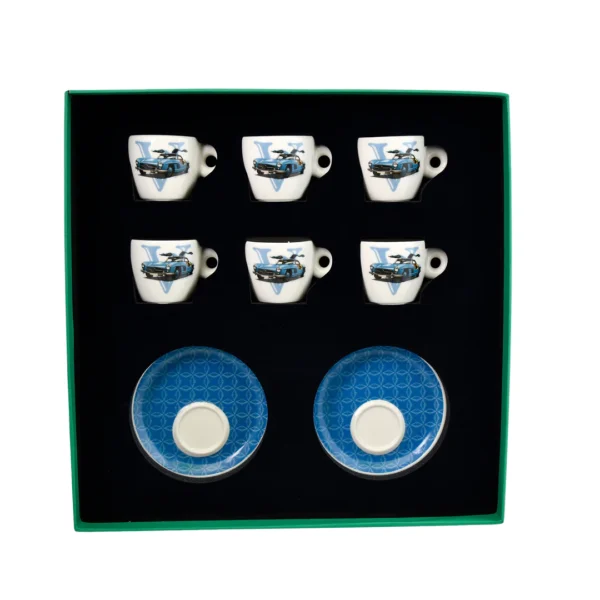 Vitelli Design Studio-Classic Cars 6'lı Espresso Fincanı