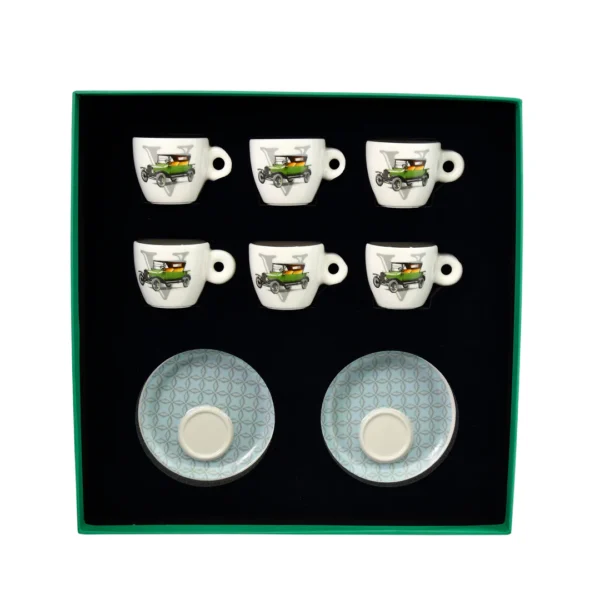 Vitelli Design Studio -Classic Cars 6'lı Espresso Fincanı