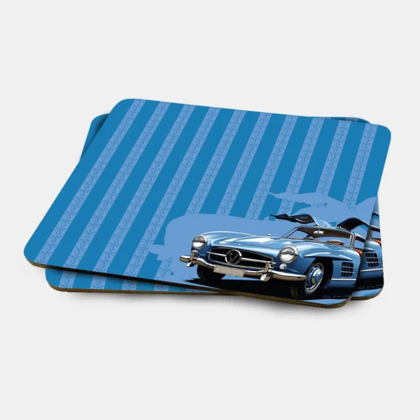 Vitelli Design Studio -Classic Cars 2'li MDF Amerikan Servis