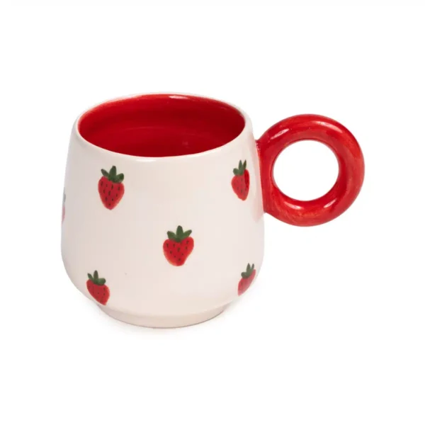 Feeling Good ınside-Petite Berry- Çilek Kulplu Mug