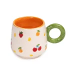 Feeling Good Inside -Petite Fruit- Meyveli Kulplu Mug