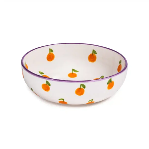 Feeling Good Inside - Petite Orange Midi Salad Bowl- Portakal Kase