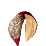 JOYCO Josephine Taş ve Boncuk İşlemeli Kadın Taç