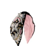 JOYCO Vanessa Black Taş ve Boncuk İşlemeli Kadın Taç