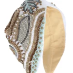 JOYCO Merlin Boncuk İşlemeli Kadın Taç