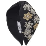 JOYCO Stella Black Boncuk İşlemeli Kadın Taç
