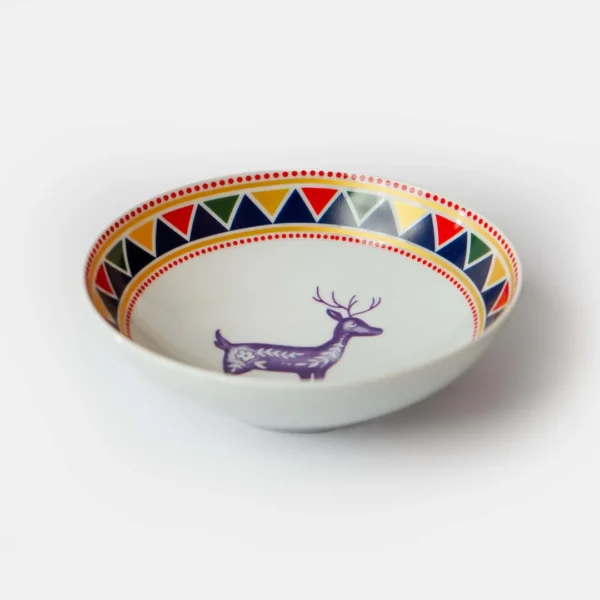 Vitelli Design Studio-Nutcracker Deer Porselen Kase