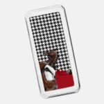 Vitelli Design Studio -Equestrian Kırmızı Ceket Cam Tabak