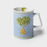 Vitelli Design Studio -Hazeran Limon Porselen Kahve Kupası