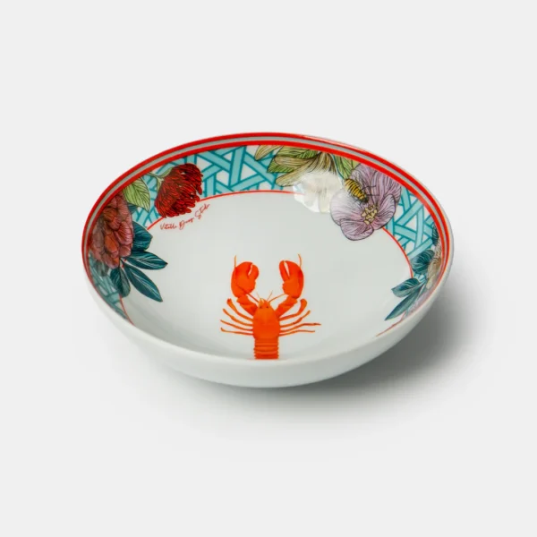 Vitelli Design Studio-Hazeran Lobster Porselen Kase