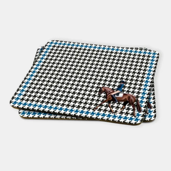 Vitelli Design Studio-Equestrian Mavi Ceket 2'li MDF Amerikan Servis
