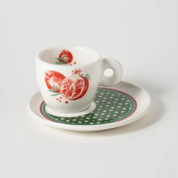 Vitelli Design Studio-Hazeran Nar Porselen Espresso Fincanı