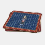 Vitelli Design Studio-Nutcracker Mavi 2'li MDF Amerikan Servis