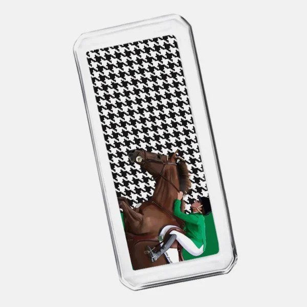 Vitelli Design Studio-Equestrian Yeşil Ceket Cam Tabak