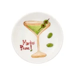 Feeling Good Inside -Pop-up Cocktail Collection Handmade Seramik Martini Please Kokteyl Tabağı 15 cm
