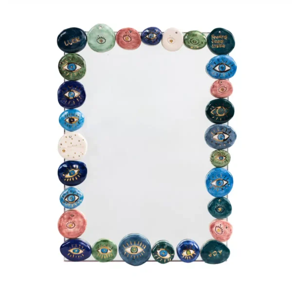 Feeling Good Inside-Inner Eye Collection Handmade Ceramic Luck Mirror/ Şans Ayna