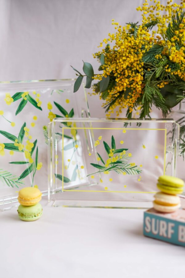 Fern&Co-Fleur De Mimosa Collection Küçük Tepsi