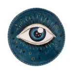 Feeling Good Inside -Inner Eye Collection Yuvarlak Handmade Seramik Tepsi