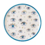 Feeling Good Inside -Signature Eye Handmade Ceramic Yemek Tabağı 30 cm