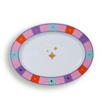 Fern&Co-Citrus Collection Porselen Oval Servis Tabağı