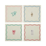 Fern&Co-Very Demure Collection 4’lü Kokteyl Peçetesi