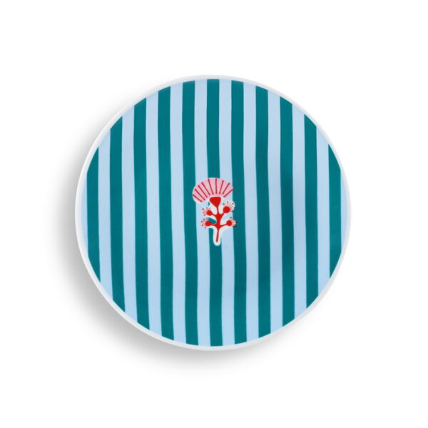 Fern&Co-Joy Collection Nostalgia Stripes Tatlı Tabağı