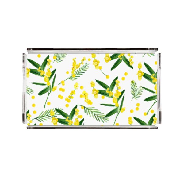 Fern&Co-Fleur De Mimosa Collection Büyük Tepsi