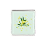 Fern&Co-Fleur De Mimosa Collection Büyük Boy Tepsi