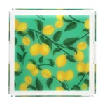 Feeling Good Inside- Green Lemon Plexi Tray 33*33