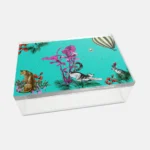 Vitelli Design Studio -Wonderland Yeşil Rakun Akrilik Kutu