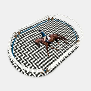 Vitelli Design Studio-Equestrian Oval Akrilik Tepsi