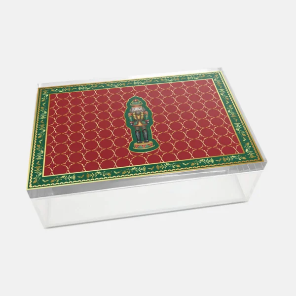 Vitelli Design Studio-Nutcracker Kırmızı 18x12 Akrilik Kutu
